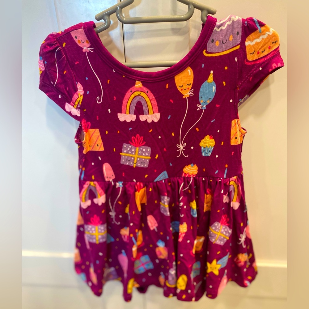 Little Sleepies Birthday Twirl Dress Size 12-18 Months